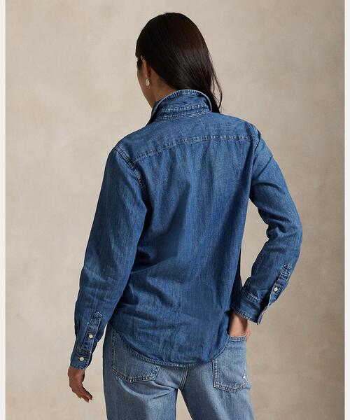 スリム フィット デニム シャツ（シャツ/ブラウス）｜POLO RALPH
