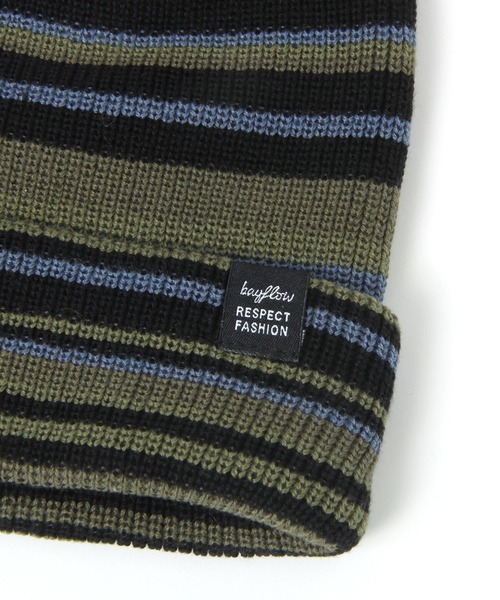 セール】マルチボーダーワッチ（ニットキャップ/ビーニー）｜BAYFLOW