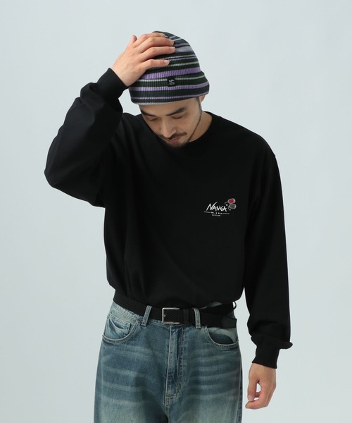 BAYFLOW（ベイフロー）の「マルチボーダーワッチ（ニットキャップ/ビーニー・メンズ・グリーン/ブラウン・FREE）」の17枚目の写真