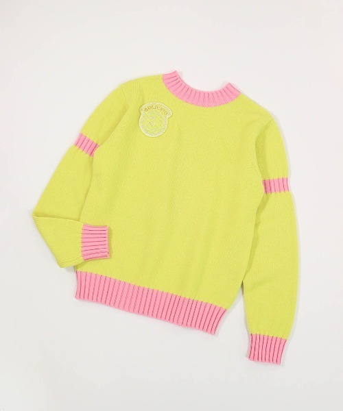 archivio(アルチビオ)の「<LADIES>カシミヤ100%バックロゴニット(ニット/セーター・レディース・イエロー/オレンジ/ホワイト/ピンク・M/S)」の2枚目の写真