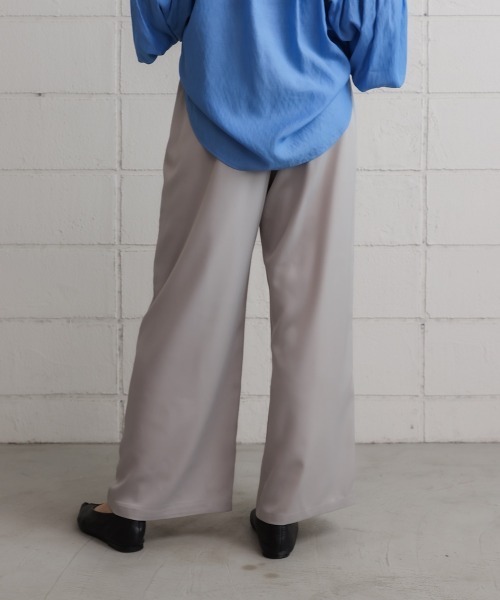 Bou Jeloud（ブージュルード）の「シャイニーリラックスパンツ（その他パンツ・レディース・ブラック/グレー/ホワイト系その他・FREE）」の8枚目の写真