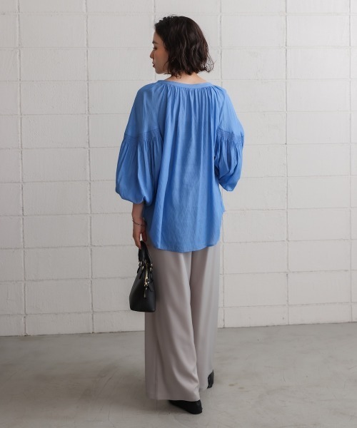 Bou Jeloud（ブージュルード）の「シャイニーリラックスパンツ（その他パンツ・レディース・ブラック/グレー/ホワイト系その他・FREE）」の9枚目の写真