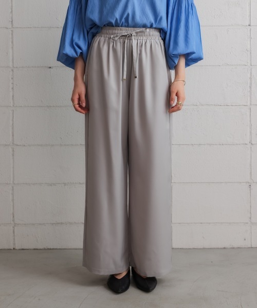 Bou Jeloud（ブージュルード）の「シャイニーリラックスパンツ（その他パンツ・レディース・ブラック/グレー/ホワイト系その他・FREE）」の11枚目の写真