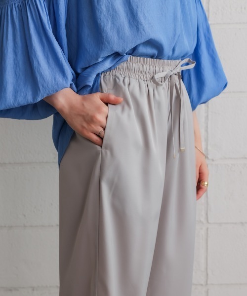 Bou Jeloud（ブージュルード）の「シャイニーリラックスパンツ（その他パンツ・レディース・ブラック/グレー/ホワイト系その他・FREE）」の12枚目の写真