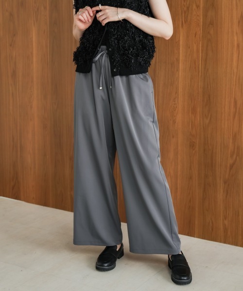 Bou Jeloud（ブージュルード）の「シャイニーリラックスパンツ（その他パンツ・レディース・ブラック/グレー/ホワイト系その他・FREE）」の15枚目の写真