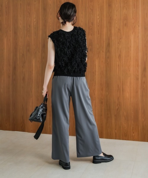 Bou Jeloud（ブージュルード）の「シャイニーリラックスパンツ（その他パンツ・レディース・ブラック/グレー/ホワイト系その他・FREE）」の19枚目の写真