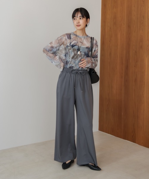 Bou Jeloud（ブージュルード）の「シャイニーリラックスパンツ（その他パンツ・レディース・ブラック/グレー/ホワイト系その他・FREE）」の22枚目の写真