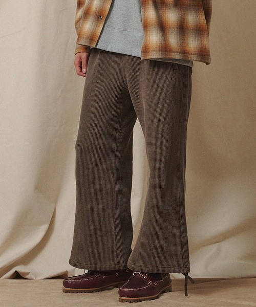 Universal Style Wear（ユニバーサルスタイルウェア）の「Universal Style Wear ピグメント "HUTON" パンツ（その他パンツ・メンズ・ブラウン/カーキ/オフホワイト/スミクロ・MEDIUM/X-LARGE/LARGE）」の3枚目の写真