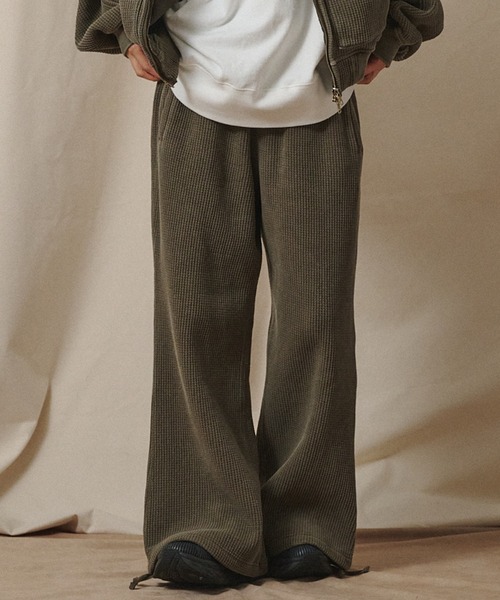 Universal Style Wear（ユニバーサルスタイルウェア）の「Universal Style Wear ピグメント "HUTON" パンツ（その他パンツ・メンズ・ブラウン/カーキ/オフホワイト/スミクロ・MEDIUM/X-LARGE/LARGE）」の4枚目の写真