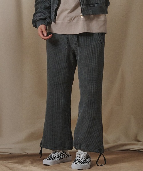 Universal Style Wear（ユニバーサルスタイルウェア）の「Universal Style Wear ピグメント "HUTON" パンツ（その他パンツ・メンズ・ブラウン/カーキ/オフホワイト/スミクロ・MEDIUM/X-LARGE/LARGE）」の2枚目の写真