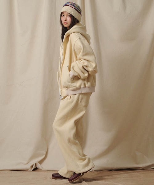 Universal Style Wear（ユニバーサルスタイルウェア）の「Universal Style Wear ピグメント "HUTON" パンツ（その他パンツ・メンズ・ブラウン/カーキ/オフホワイト/スミクロ・MEDIUM/X-LARGE/LARGE）」の5枚目の写真