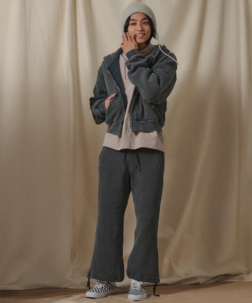 Universal Style Wear（ユニバーサルスタイルウェア）の「Universal Style Wear ピグメント "HUTON" パンツ（その他パンツ・メンズ・ブラウン/カーキ/オフホワイト/スミクロ・MEDIUM/X-LARGE/LARGE）」の6枚目の写真