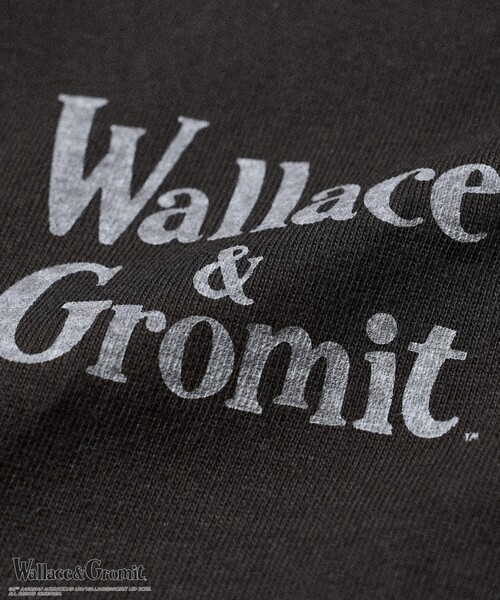 tシャツ Wallace ＆ Gromit/ウォレスとグルミット 「Wallace ＆ Gromit」 バックプリントTシャツ/ウォレスとグルミット Wallace ＆ Gromit/ウォレスとグルミット 「Wallace ＆ Gromit