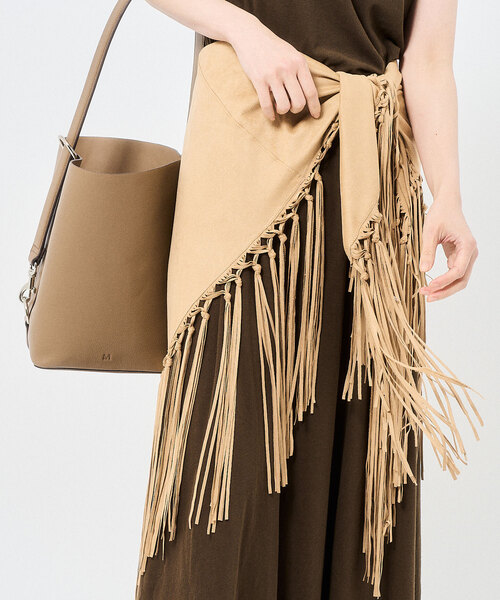 venit（ヴェニット）の「VENIT/ヴェニット FRINGE STOLE（ストール