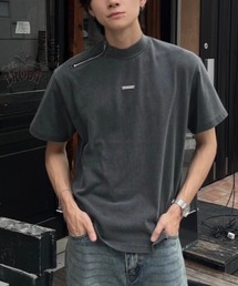 Chikashitsu +(`JVcvX)́yCSzShoulder zip mockneck tee / yV[GXzV_[WbvbNlbNTVc(TVc/Jbg\[)