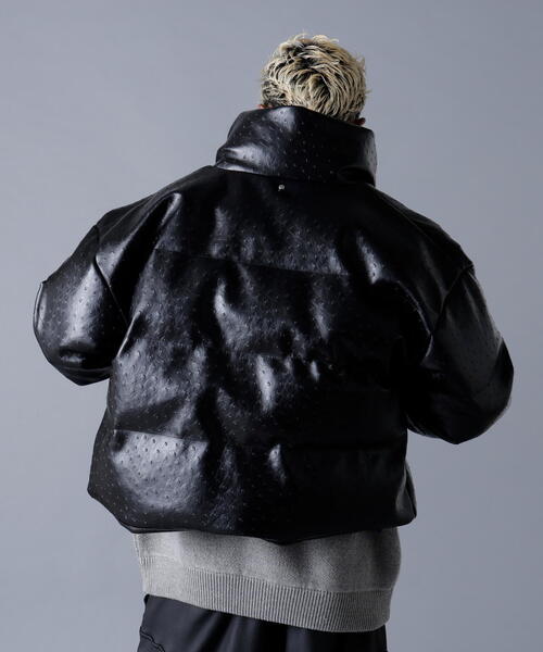 DankeSchon/ダンケシェーン/PU SHORT BLOUSON OSTRICH（ブルゾン