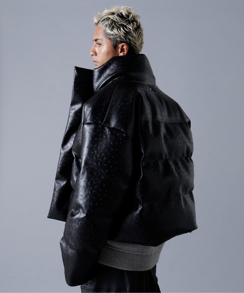 DankeSchon/ダンケシェーン/PU SHORT BLOUSON OSTRICH（ブルゾン