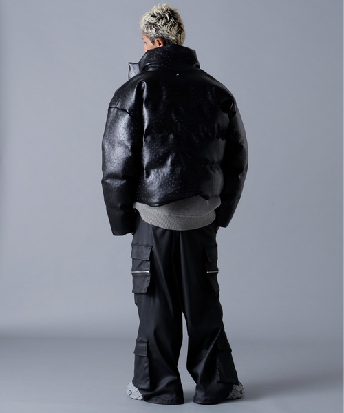 DankeSchon/ダンケシェーン/PU SHORT BLOUSON OSTRICH（ブルゾン