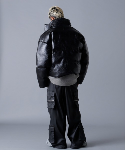 DankeSchon/ダンケシェーン/PU SHORT BLOUSON OSTRICH（ブルゾン