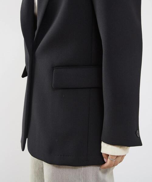 【試着のみ美品】マルティニーク　ボンディングジャケット　黒 ボンディングジャケット｜martinique（マルティニーク）｜商品詳細