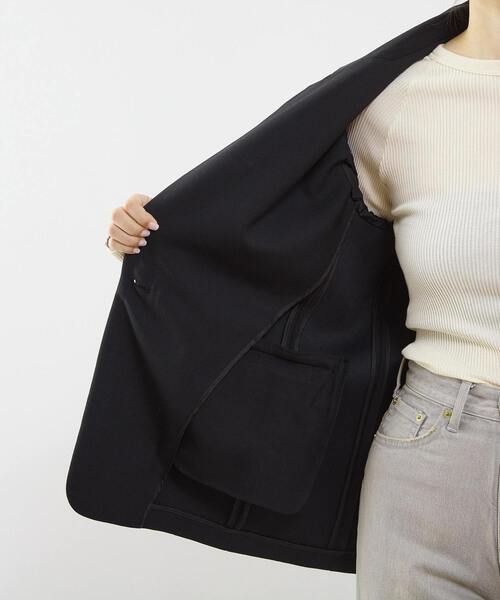 【試着のみ美品】マルティニーク　ボンディングジャケット　黒 ボンディングジャケット｜martinique（マルティニーク）｜商品詳細