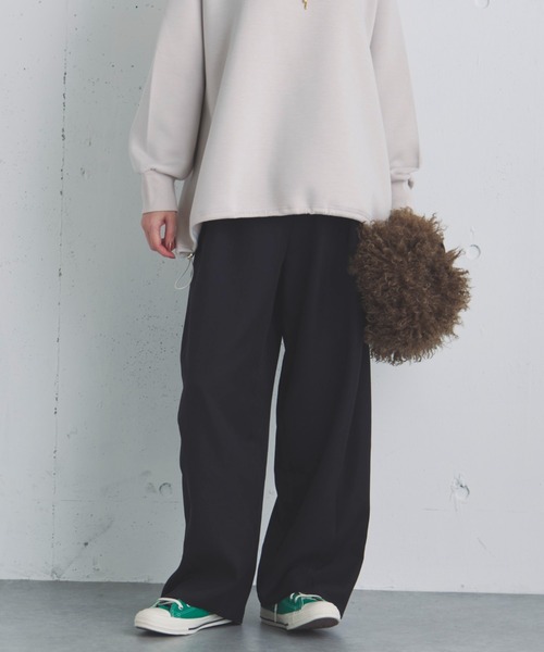 Doux archives(ドゥアルシーヴ)の「機能性ストレッチコクーンパンツ(その他パンツ・レディース・ブラック/ピンク/テラコッタ・36/38)」の1枚目の写真