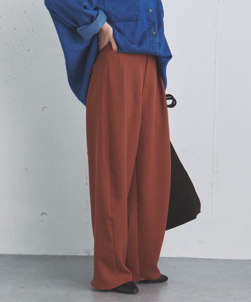 Doux archives(ドゥアルシーヴ)の「機能性ストレッチコクーンパンツ(その他パンツ・レディース・ブラック/ピンク/テラコッタ・36/38)」の19枚目の写真