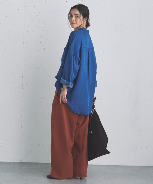 Doux archives(ドゥアルシーヴ)の「機能性ストレッチコクーンパンツ(その他パンツ・レディース・ブラック/ピンク/テラコッタ・36/38)」の10枚目の写真