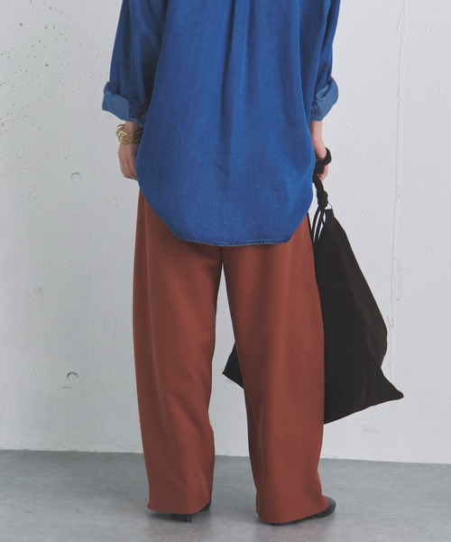 Doux archives(ドゥアルシーヴ)の「機能性ストレッチコクーンパンツ(その他パンツ・レディース・ブラック/ピンク/テラコッタ・36/38)」の17枚目の写真