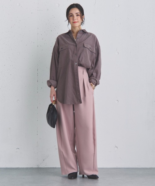 Doux archives(ドゥアルシーヴ)の「機能性ストレッチコクーンパンツ(その他パンツ・レディース・ブラック/ピンク/テラコッタ・36/38)」の20枚目の写真