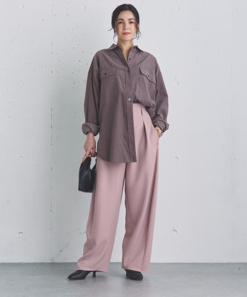 Doux archives(ドゥアルシーヴ)の「機能性ストレッチコクーンパンツ(その他パンツ・レディース・ブラック/ピンク/テラコッタ・36/38)」の21枚目の写真