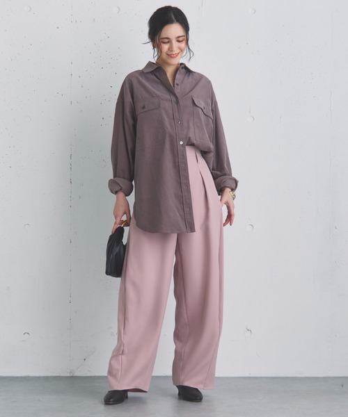 Doux archives(ドゥアルシーヴ)の「機能性ストレッチコクーンパンツ(その他パンツ・レディース・ブラック/ピンク/テラコッタ・36/38)」の22枚目の写真