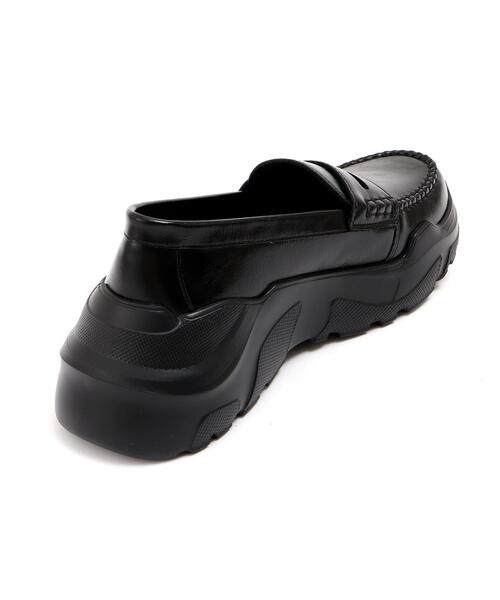 AKIKOAOKI（アキコアオキ）の「AKIKOAOKI /アキコアオキ/別注Regulated Gravity-faux leather (合皮)（ローファー・レディース・ブラック・35/36/37/38/39/40/41/42/43）」の15枚目の写真