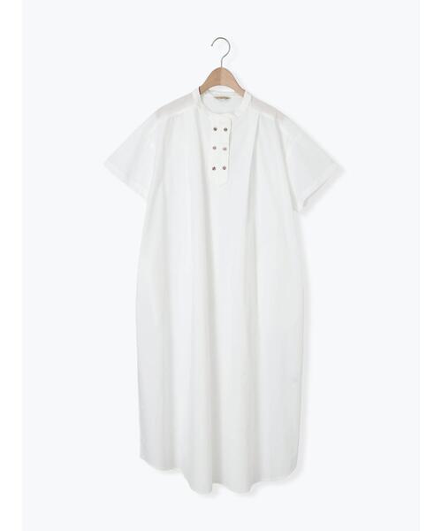 Samansa Mos2（サマンサ モスモス）の「◎【S/Mサイズ】ダブルボタンワンピース（ワンピース・レディース・グリーン/ネイビー/オフホワイト/チャコールグレー・S/M）」の2枚目の写真