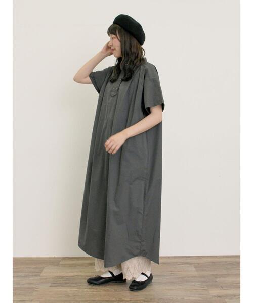 Samansa Mos2（サマンサ モスモス）の「◎【S/Mサイズ】ダブルボタンワンピース（ワンピース・レディース・グリーン/ネイビー/オフホワイト/チャコールグレー・S/M）」の22枚目の写真