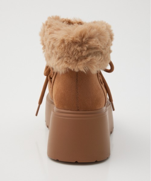 フェイクムートンショートブーツ（ブーツ）｜RODEO CROWNS WIDE BOWL