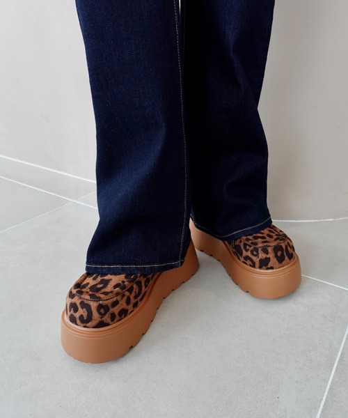 フェイクムートンショートブーツ（ブーツ）｜RODEO CROWNS WIDE BOWL