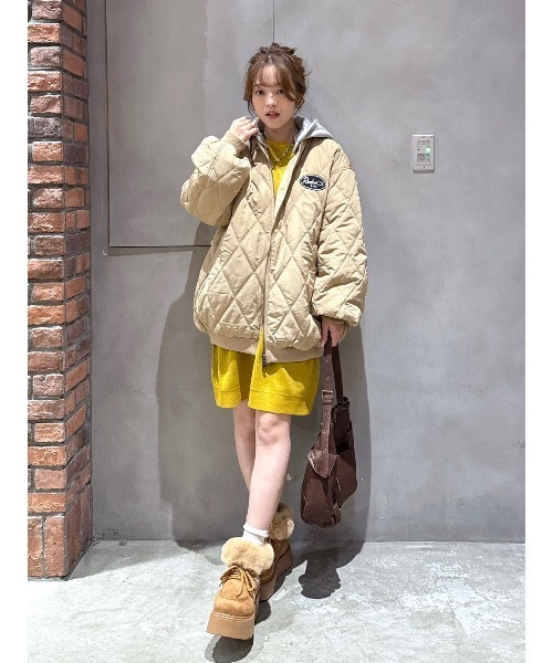 RODEO CROWNS WIDE BOWL（ロデオクラウンズワイドボウル）の「フェイクムートンショートブーツ（ブーツ・レディース・グレー/ブラウン系その他/ベージュ・LARGE/MEDIUM）」の13枚目の写真