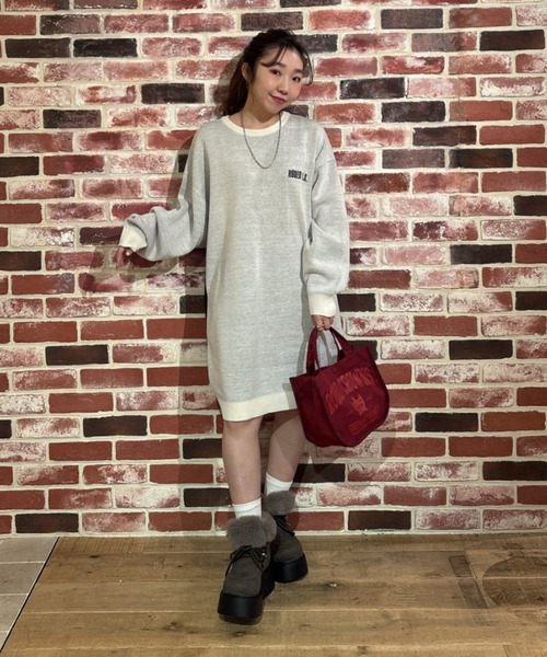 フェイクムートンショートブーツ（ブーツ）｜RODEO CROWNS WIDE BOWL