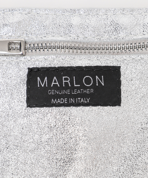 MARLON FIRENZE(マーロンフィレンツェ)の「MARLON/マーロン SHOPPER MINI LAMI(トートバッグ・レディース・シルバー・FREE)」の13枚目の写真