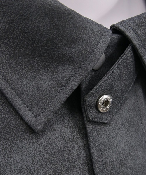 clear（クリア）の「アンティークレザーショート丈ブルゾン(セット可）[カジュアル 着回し抜群 大人]≪AW新作≫（ブルゾン・レディース・ブラウン/ブラック・F）」の12枚目の写真