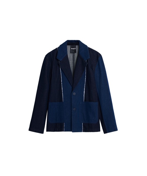 Desigual（デシグアル）の「バイカラーデニムジャケット