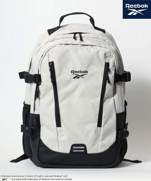 Reebok(リーボック)の「Reebok(リーボック)ワンポイント刺繍デイバック/バックパック/リュックサック メンズ レディース ユニセックス(バックパック/リュック・メンズ・アイボリー/ブラック/チャコールグレー・FREE)」の1枚目の写真