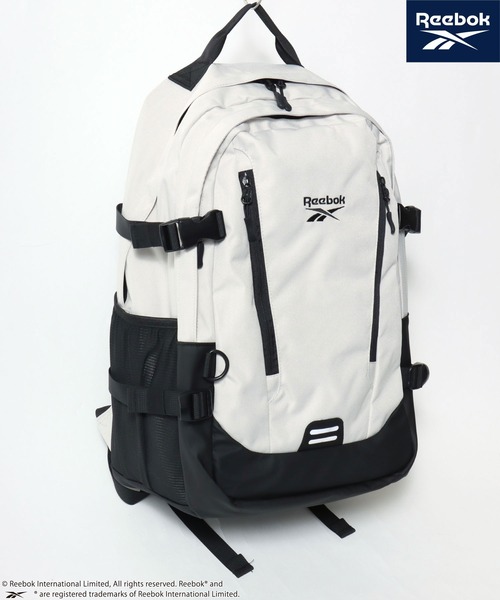 Reebok(リーボック)の「Reebok(リーボック)ワンポイント刺繍デイバック/バックパック/リュックサック メンズ レディース ユニセックス(バックパック/リュック・メンズ・アイボリー/ブラック/チャコールグレー・FREE)」の5枚目の写真
