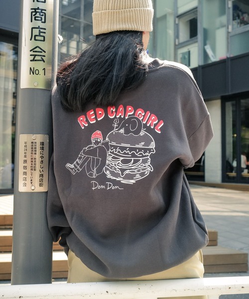 女の子トレーナーSR (専用) エックスガール] フード付きトレーナー TRIBAL HEART ZIP UP