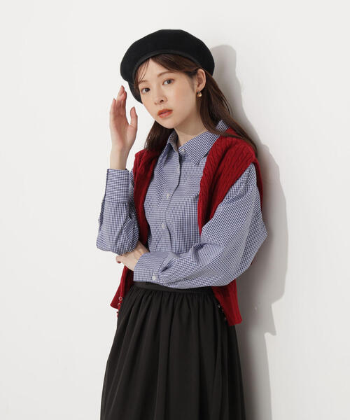 PROPORTION BODY DRESSING（プロポーションボディドレッシング）の「＜ウォッシャブル＞ベーシックシャツ / 1215210908（シャツ/ブラウス・レディース・ブルー系その他/ダークネイビー/ブルー・FREE）」の3枚目の写真