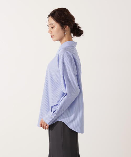 PROPORTION BODY DRESSING（プロポーションボディドレッシング）の「＜ウォッシャブル＞ベーシックシャツ / 1215210908（シャツ/ブラウス・レディース・ブルー系その他/ダークネイビー/ブルー・FREE）」の22枚目の写真