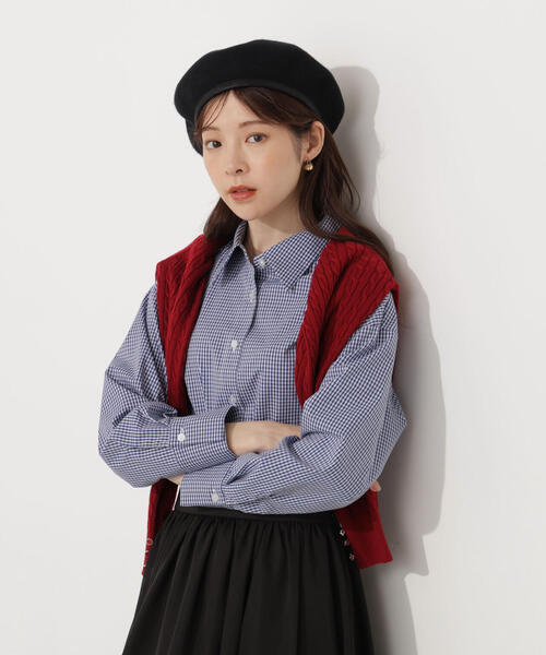 PROPORTION BODY DRESSING（プロポーションボディドレッシング）の「＜ウォッシャブル＞ベーシックシャツ / 1215210908（シャツ/ブラウス・レディース・ブルー系その他/ダークネイビー/ブルー・FREE）」の18枚目の写真