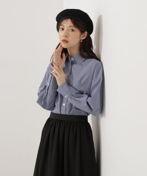 PROPORTION BODY DRESSING（プロポーションボディドレッシング）の「＜ウォッシャブル＞ベーシックシャツ / 1215210908（シャツ/ブラウス・レディース・ブルー系その他/ダークネイビー/ブルー・FREE）」の16枚目の写真