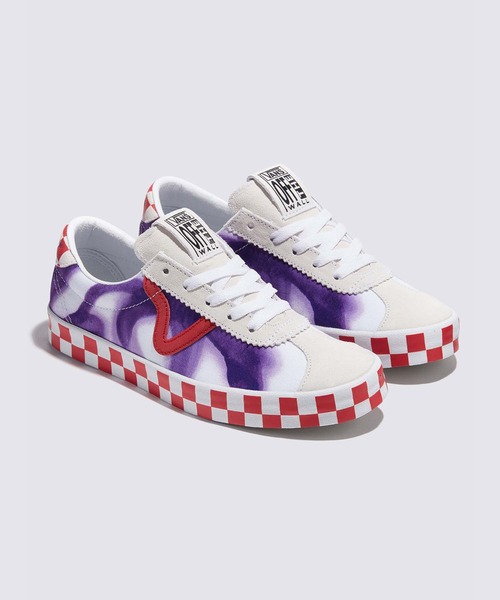 VANS(バンズ)の「THE MUSEUM VISITOR スポーツロー / Sport Low TMV White/Purple VN000D09WHP1(スニーカー・メンズ・パープル・11/4/6/10/9/8.5/9.5/6.5/5/7/7.5/5.5)」の9枚目の写真